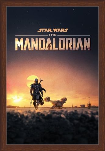 Framed Framed The Mandalorian Dusk - Star Wars