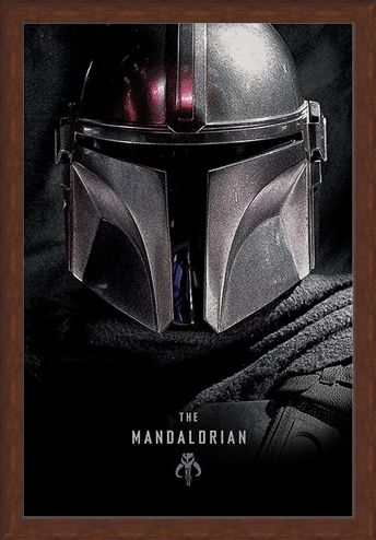 Framed Framed The Mandalorian Dark - Star Wars