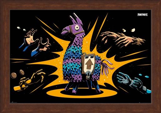 Framed Framed Loot Llama - Fortnite