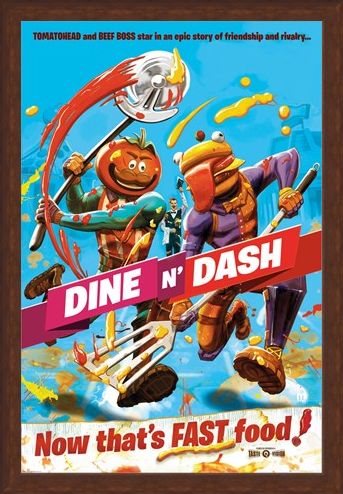 Framed Framed Dine N Dash - Fortnite