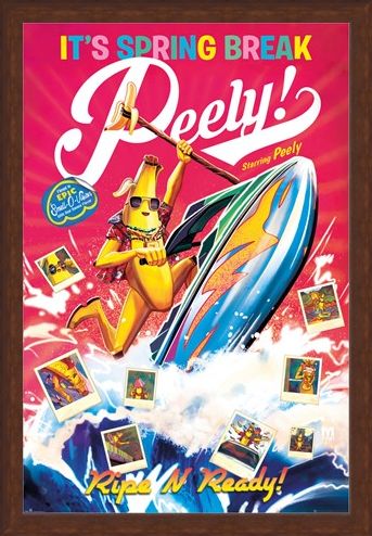 Framed Framed Spring Break Peely - Fortnite