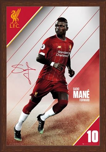 Framed Framed Mane 19-20 - Liverpool
