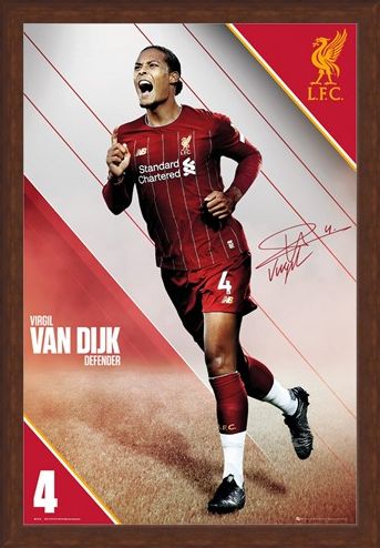 Framed Framed Van Dijk 19-20 - Liverpool