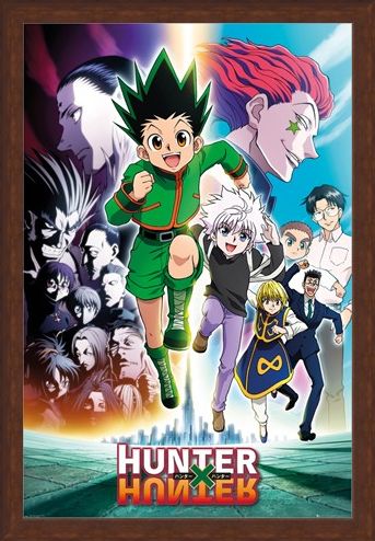 Framed Framed Keyart Running - Hunter x Hunter
