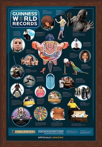 Framed Framed Challengers - Guinness World Records