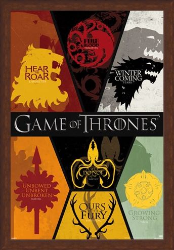 Framed Framed Sigils - Game of Thrones