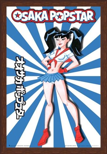 Framed Framed Sailor Girl - Osaka Popstar