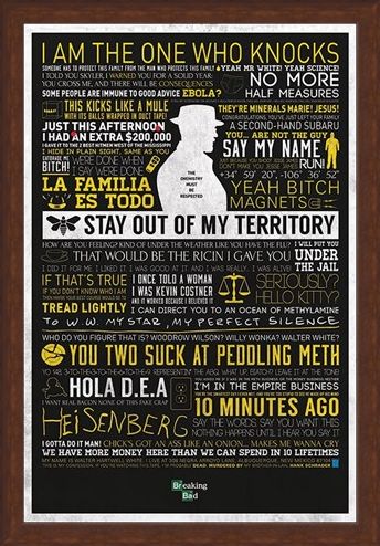 Framed Framed The Many Sayings Of Walter White - Breaking Bad