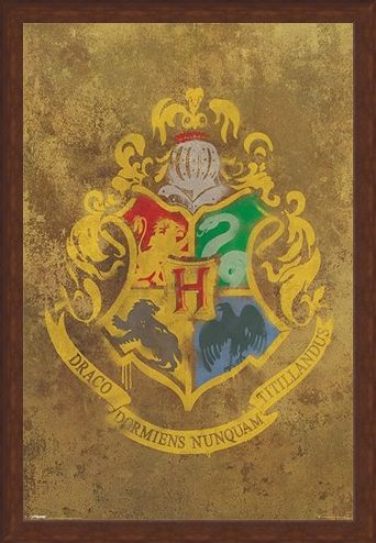 Framed Framed Hogwarts Crest - Harry Potter