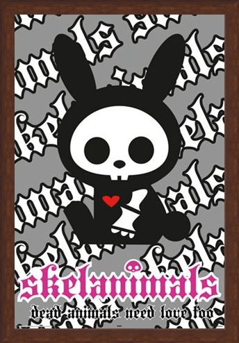 Framed Framed Jack the Rabbit - Skelanimals