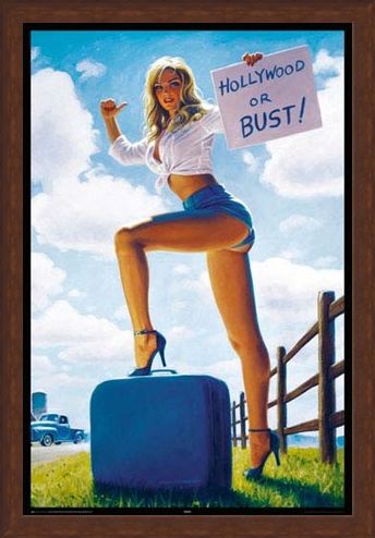 Framed Framed Hollywood or Bust - Greg Hildebrandt