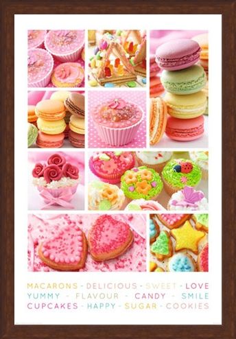 Framed Framed Sweet Collage - Cakes Galore