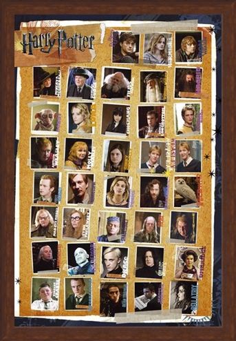 Framed Framed Character Montage - Harry Potter