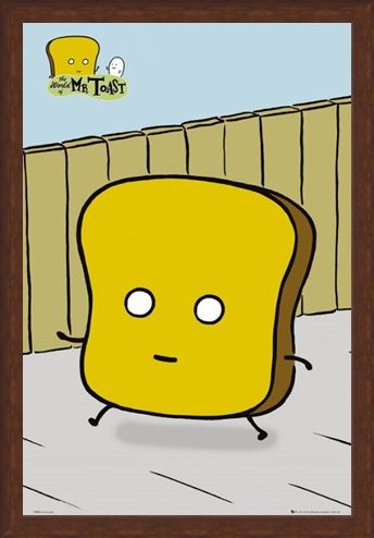 Framed Framed Mr Toast - Dan Goodsell