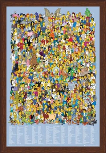 Framed Framed The Simpsons Cast 2012 - The Simpsons