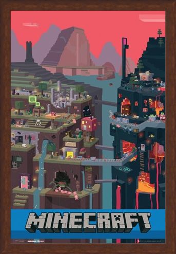 Framed Framed Minecraft World - Minecraft