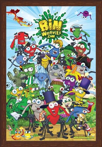 Framed Framed The Online World of The Bin Weevils - Bin Weevils