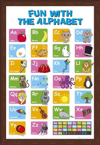 Framed Framed Learn the Alphabet - Educational Letter Fun