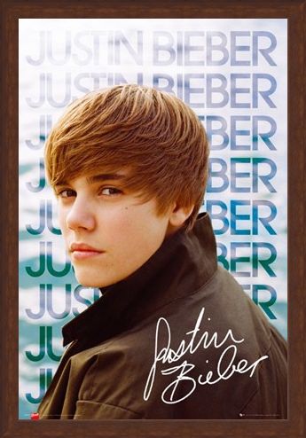 Framed Framed Sidewards Glance - Justin Bieber