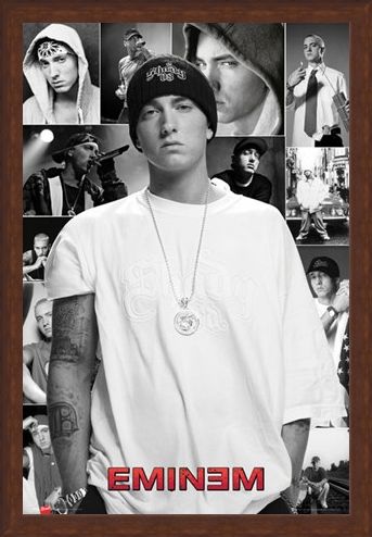 Framed Framed Slim Shady Collage - Eminem