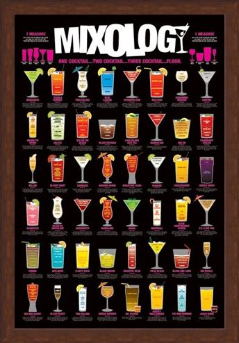 Framed Framed One Cocktail...Two Cocktail...Three Cocktail...Floor! - Mixology