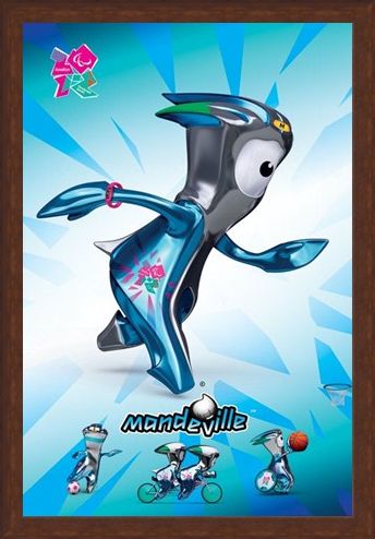 Framed Framed Mandeville - London Olympic Mascot