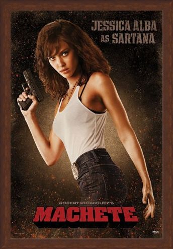 Framed Framed Jessica Alba is Sartana - Machete