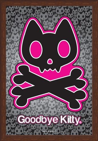 Framed Framed Goodbye Kitty - David and Goliath