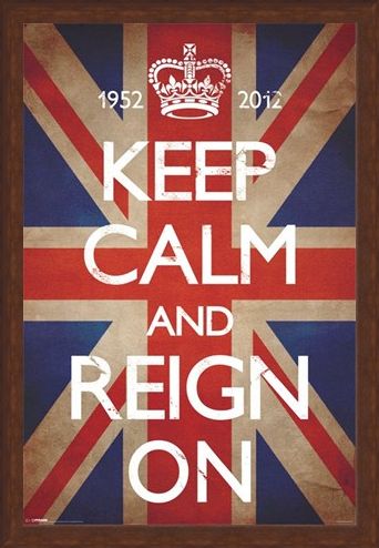 Framed Framed Keep Calm & Reign On - Keep Calm and Carry On