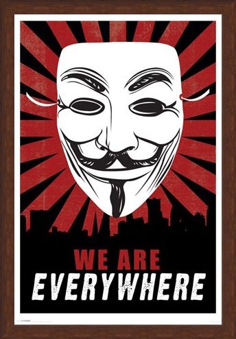 Framed Framed We Are Everywhere - V for Vendetta
