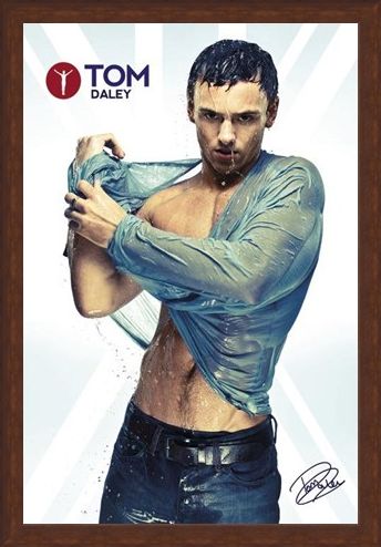Framed Framed Olympic Heart Throb - Tom Daley