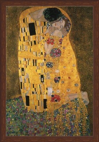 Framed Framed The Kiss - Gustav Klimt