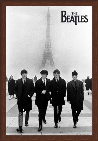 Framed Framed Liverpool Lads in Paris - The Beatles