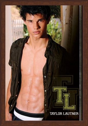 Framed Framed Relaxing in the Sun - Taylor Lautner