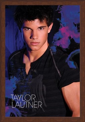 Framed Framed Brooding in Blue - Taylor Lautner
