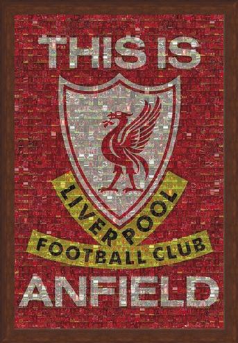 Framed Framed This Is Anfield - Liverpool FC Photomosaic