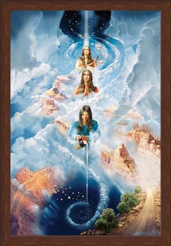 Framed Framed Navajo Creation Myth - John Stephens