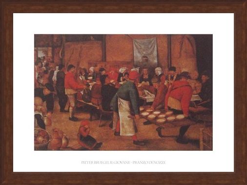 Framed Framed The Peasant Wedding - Pieter Bruegel