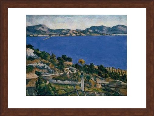 Framed Framed L'Estaque - Paul Cezanne