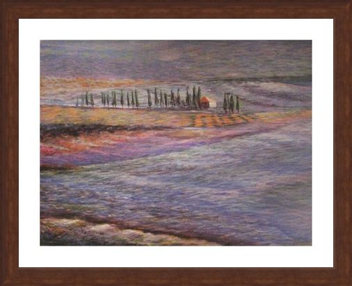 Framed Framed Tuscany No 7 - Stelio Scamanga