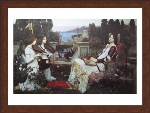 Framed Framed Saint Cecilia - John W Waterhouse