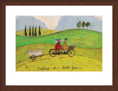 Framed Framed Taking the Ducks Home - Sam Toft