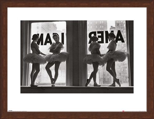Framed Framed Ballet Dancers in Window - Time Life