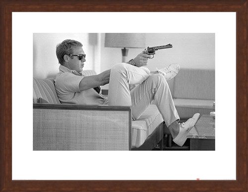 Framed Framed Steve McQueen Takes Aim - Time Life