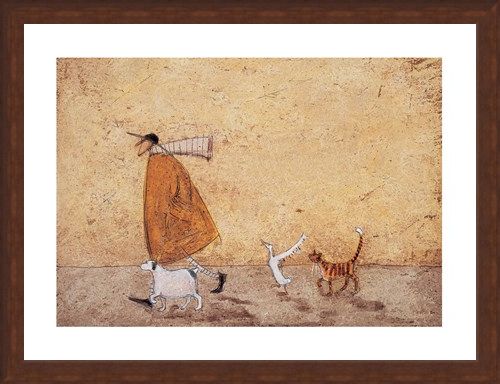 Framed Framed Ernest, Doris, Horace and Stripes - Sam Toft