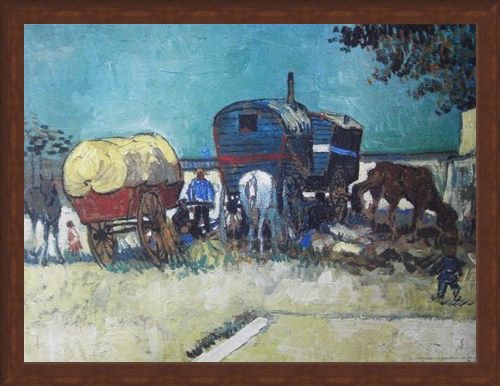 Framed Framed Trailers - Vincent Van Gogh