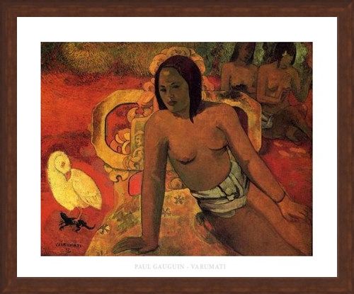 Framed Framed Vairumati - Paul Gauguin