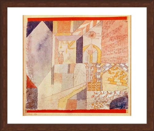 Framed Framed Architecture with Pitcher - Paul Klee