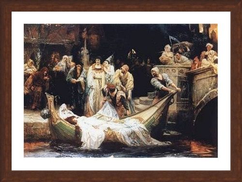 Framed Framed The Lady of Shalott - G E Robertson