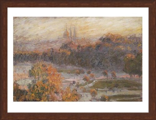 Framed Framed Les Tuileries - Claude Monet